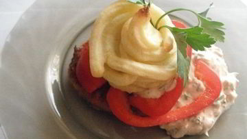 Рецепт Картофельного пюре, запеченного в духовке