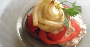 Рецепт Картофельного пюре, запеченного в духовке