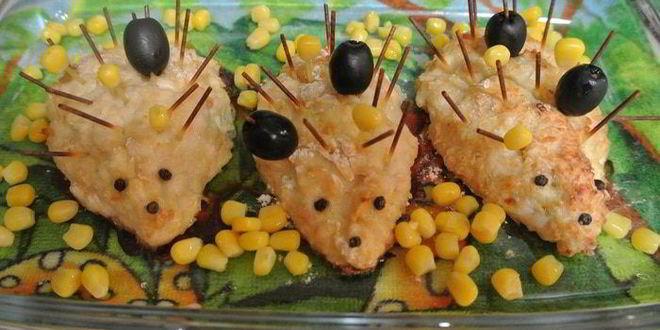 Рецепт котлеток-ежиков