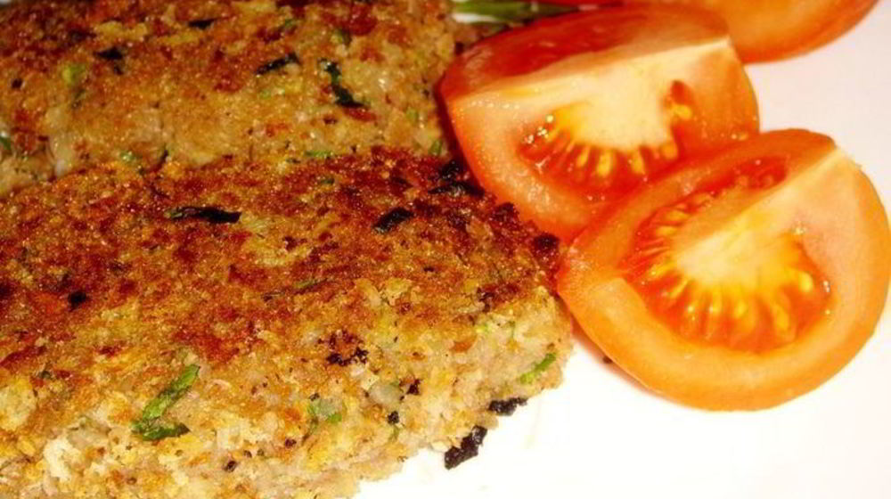 Как приготовить котлеты из печеного баклажана с гречневой мукой