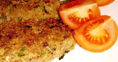 Рецепт Котлет из печеного баклажана с гречневой мукой