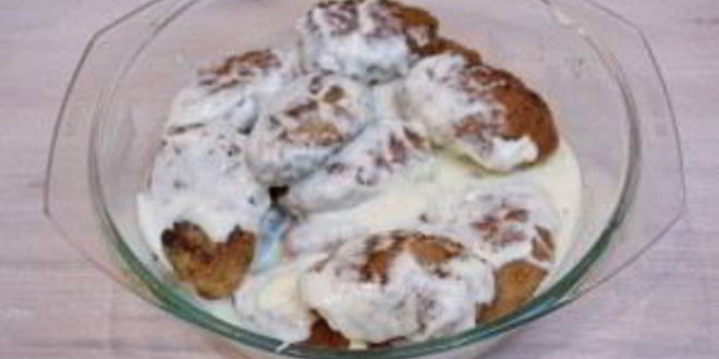 Рецепт котлет под соусом бешамель