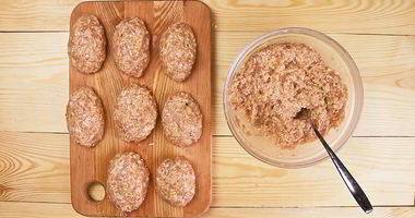 Рецепт Куриных котлет с овсяными хлопьями