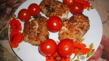Рецепт Куриных котлет с сухарях