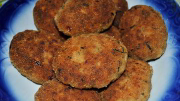 Рецепт Мраморных котлет с начинкой из сыра