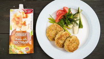 Рецепт Нутовых котлет Новогодних игрушки