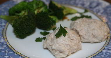 Рецепт Паровых котлеток из индейки с брокколи