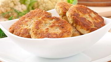 Рецепт Запеченных котлет из цветной капусты