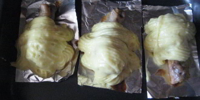 Рецепт куриных голеней с картофелем