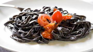 Рецепт Лапши черной по-японски