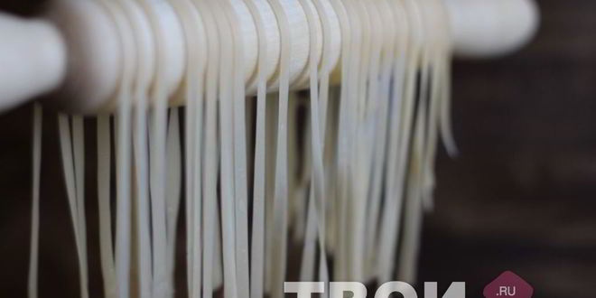 Рецепт лапши домашней