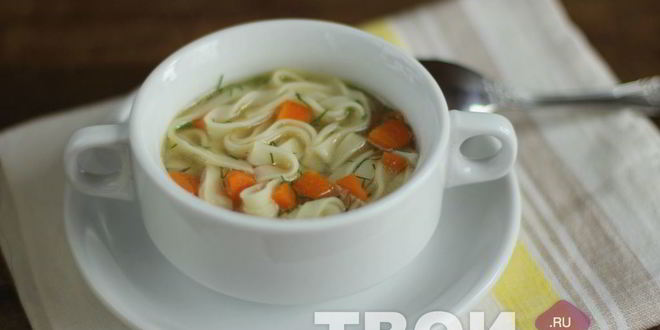 Рецепт лапши домашней