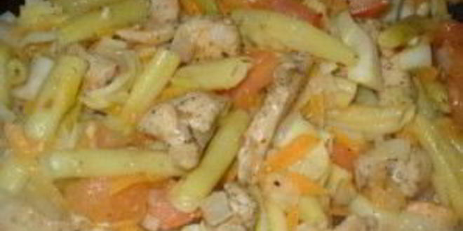 Рецепт лапши по-китайски с курицей