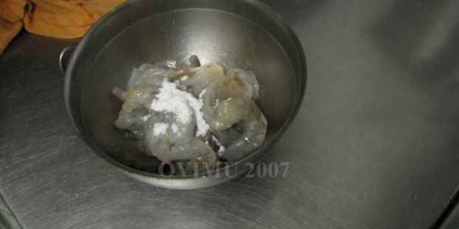 Рецепт лапши рисовой с овощами и креветками