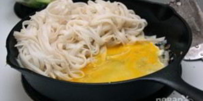 Рецепт лапши с говядиной и китайской капустой