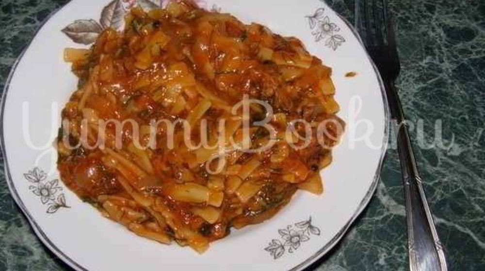 Как приготовить лапшу в мясном соусе