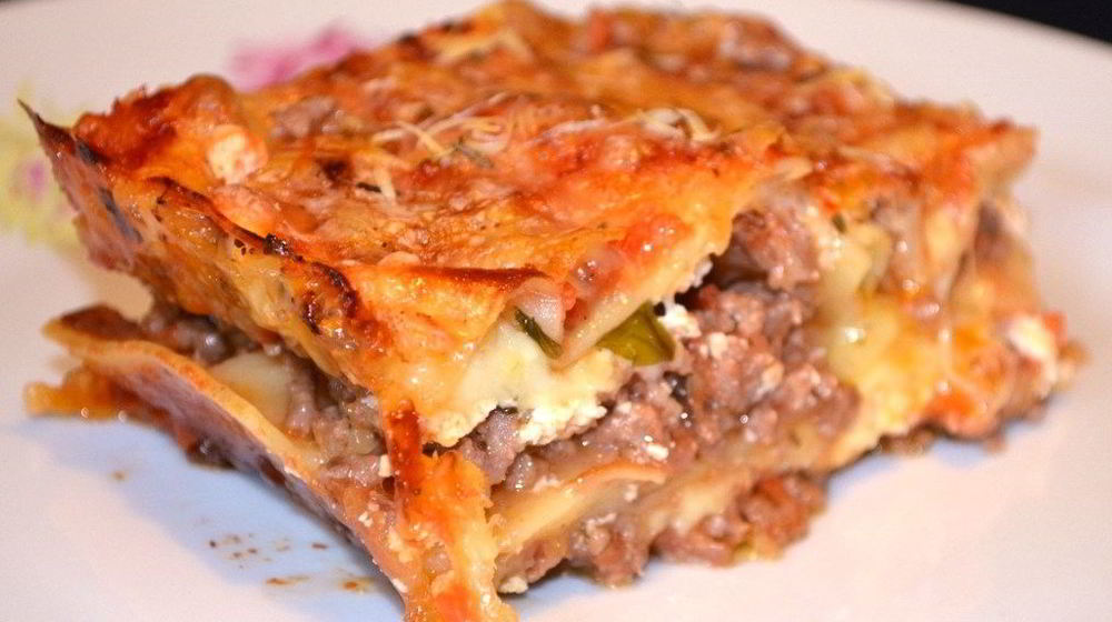Как приготовить иммигрантскую лазанья болоньезе с грибами и 3 сырами