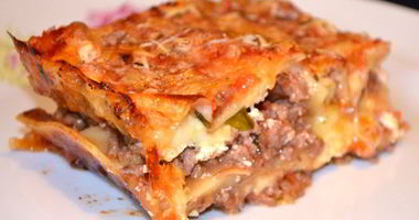 Рецепт Иммигрантской лазанья болоньезе с грибами и 3 сырами