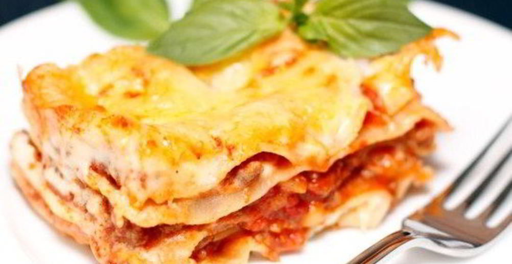 Рецепт лазанью аль форно с сырными чипсами