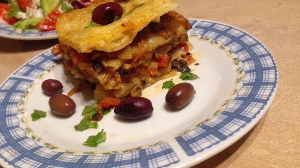 Как приготовить лазанья без мяса