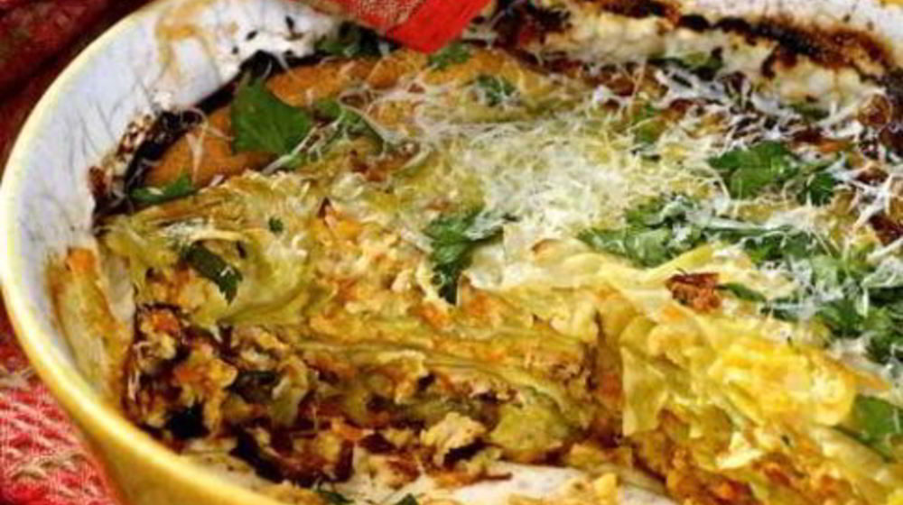 Как приготовить лазанья из капусты с куриным фаршем