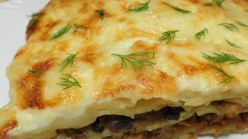 Как приготовить лазанья из слоеного теста