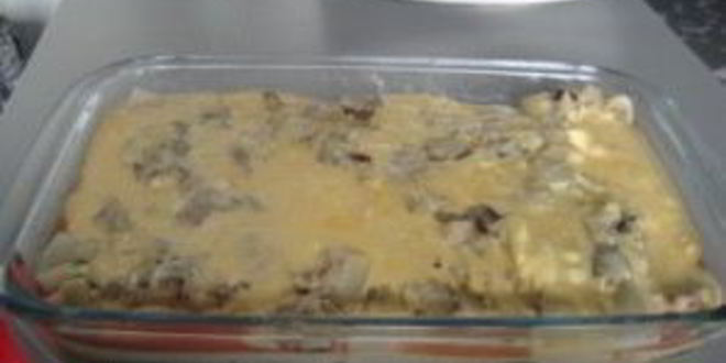 Рецепт лазаний из слоеного теста