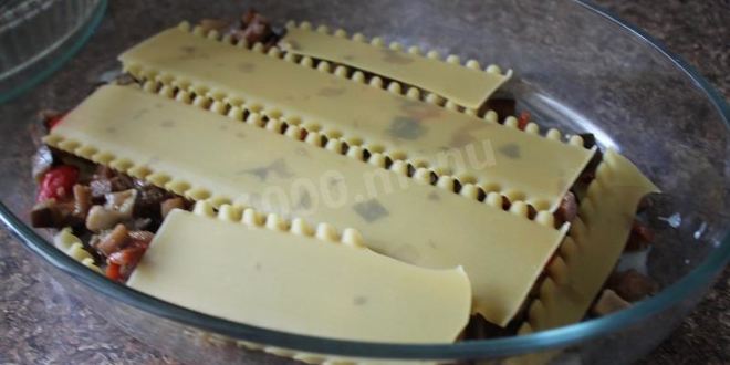 Рецепт лазаний постная