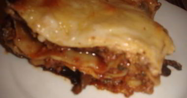 Рецепт Лазаний с фаршем, баклажанами и грибами