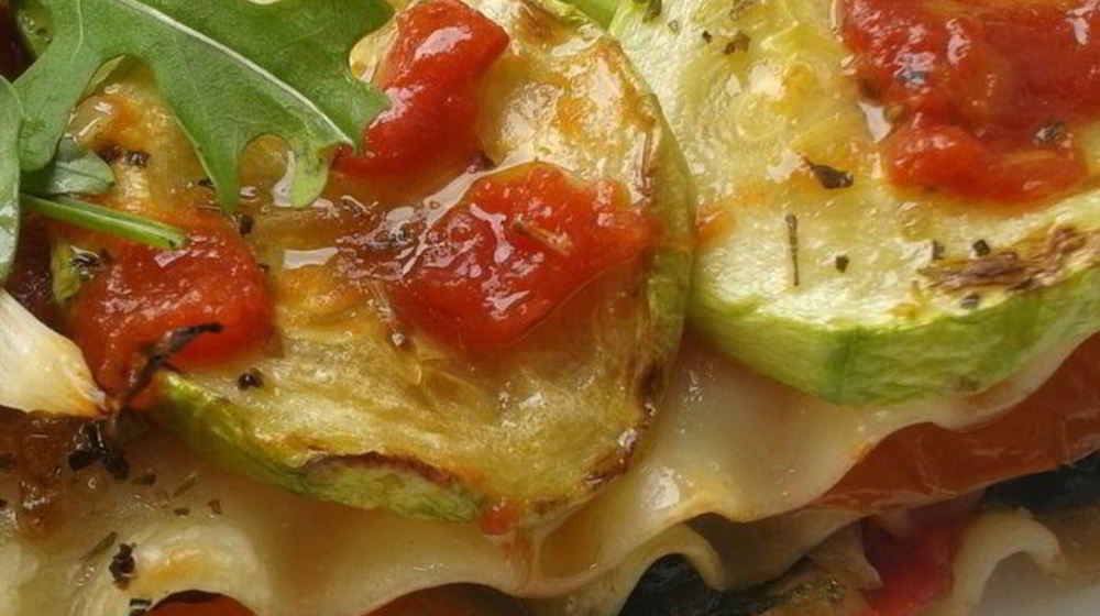 Как приготовить лазанья с кабачками, шпинатом и сладким перцем