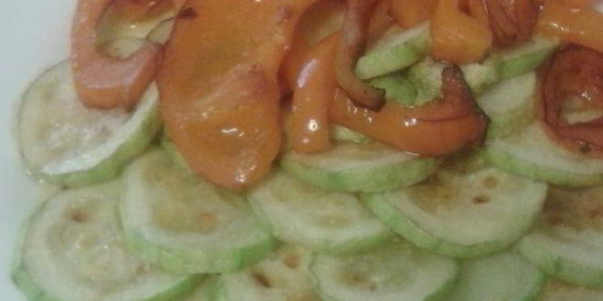 Рецепт лазаний с кабачками, шпинатом и сладким перцем