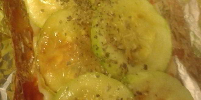 Рецепт лазаний с кабачками, шпинатом и сладким перцем