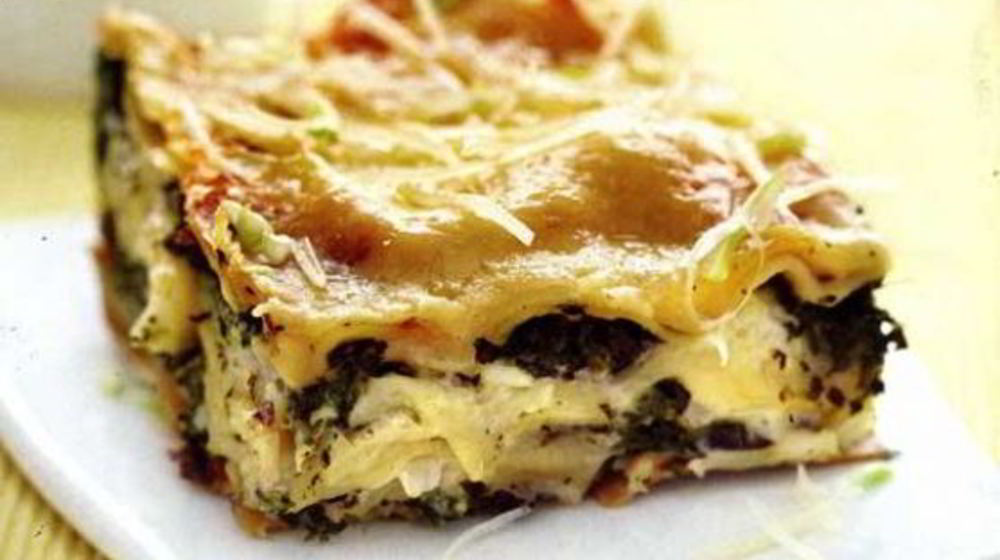 Как приготовить лазанья с картофелем и шпинатом