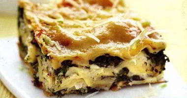Рецепт Лазаний с картофелем и шпинатом
