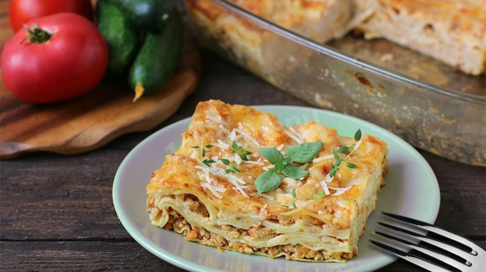 Как приготовить лазанья с куриным фаршем