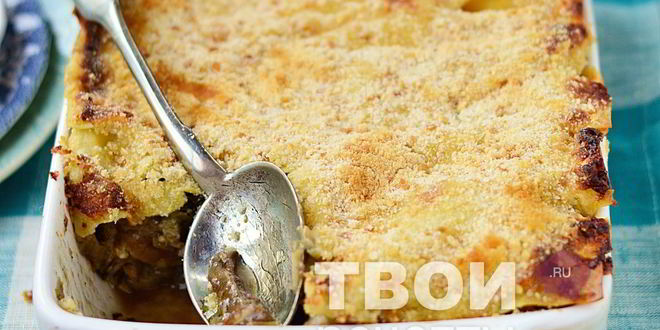 Рецепт лазаний с курицей и грибами