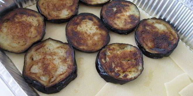 Рецепт лазаний с мясным фаршем и баклажанами