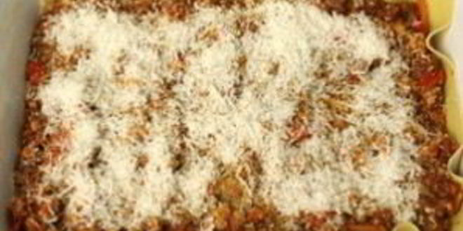Рецепт лазаний с мясом и овощами