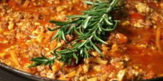 Рецепт лазаний с овощами и фаршем