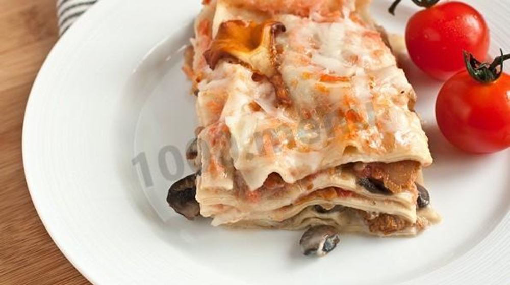 Как приготовить лазанья с сыром и грибами