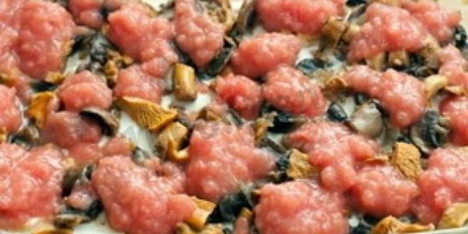 Рецепт лазаний с сыром и грибами