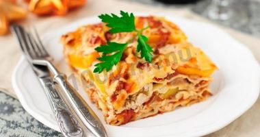 Рецепт Лазаний вегетарианская