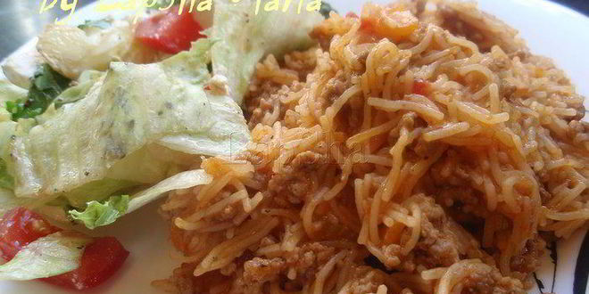 Рецепт ленивой лазанья с вермишелью