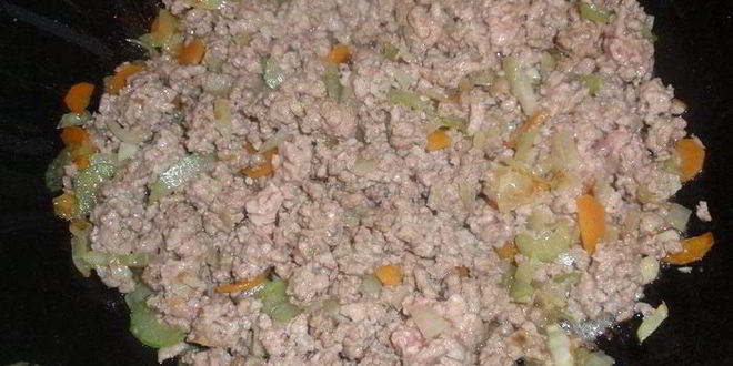 Рецепт ленивой лазанья с вермишелью