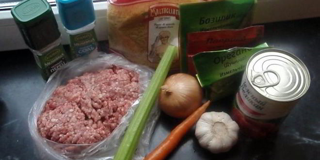 Рецепт ленивой лазанья с вермишелью