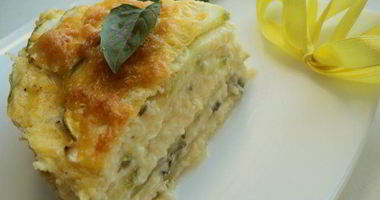 Рецепт Вегетарианской лазанья с кабачками