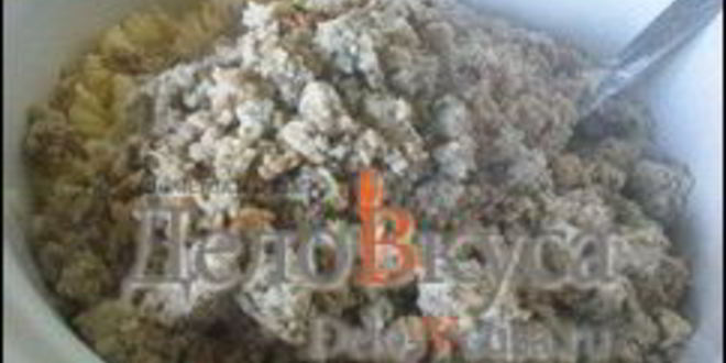 Рецепт макарон по-флотски со свининой и укропом