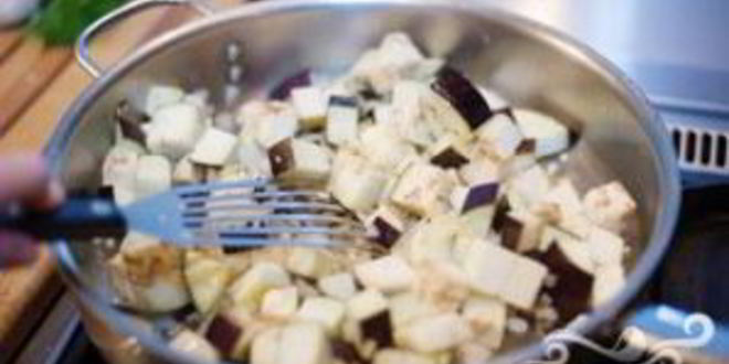 Рецепт макарон с баклажанами