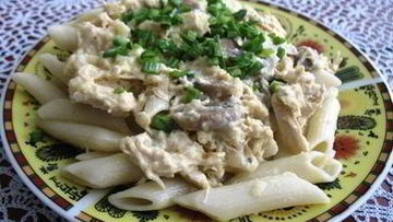 Рецепт Макарон с грибным соусом