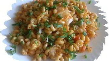 Рецепт Макарон с капустой и томатным соусом